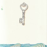 Wellen&Schlüssel, Aquarell & Tusche auf Papier
