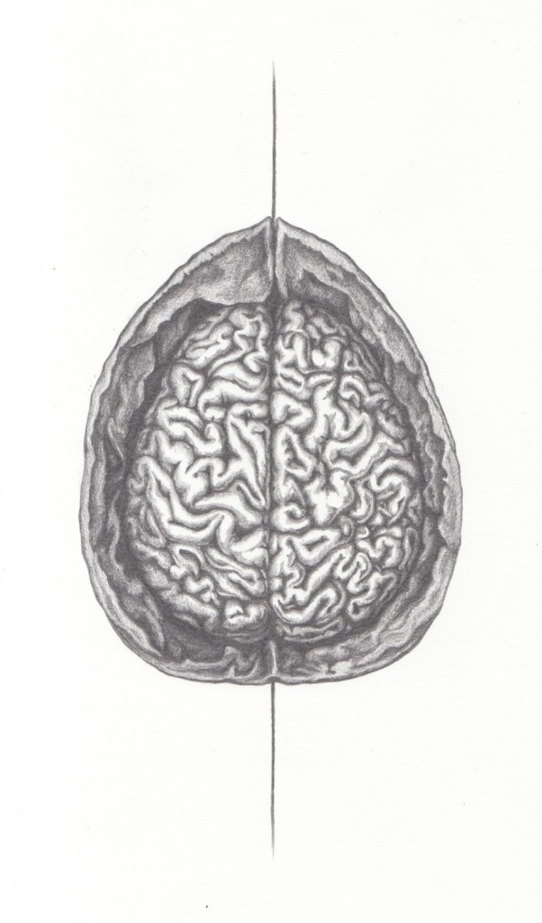 Auftragsarbeit für Clara Luzia`s Platte "Here`s To Nemesis", Bleistift auf Papier, ca. 10cm, x 10cm (VERKAUFT)
