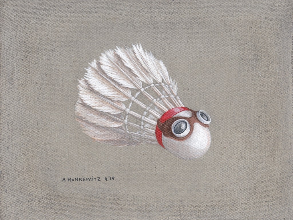 Ueberflug, B23H19cm, Acryl auf Leinen (VERKAUFT)