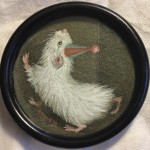 "Hamster", Acryl auf Leinen (sold)
