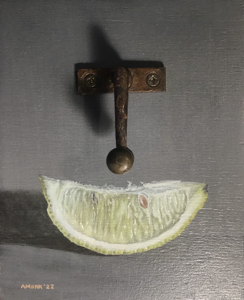 "happy grey", Acryl auf Holz (sold)
