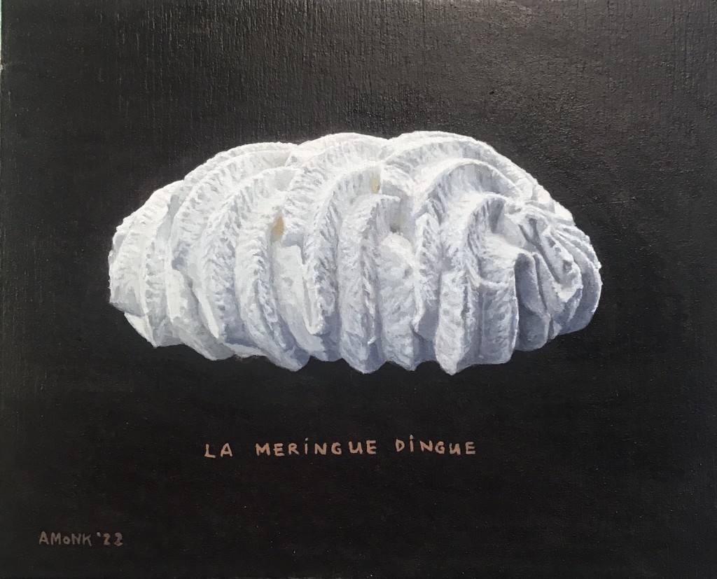 "La meringue dingue", Acryl auf Holz
