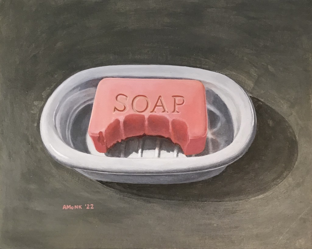 "soap", Acryl auf Karton (sold)
