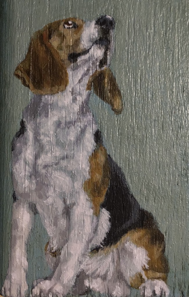 Acryl auf Holz, B5H8T2cm