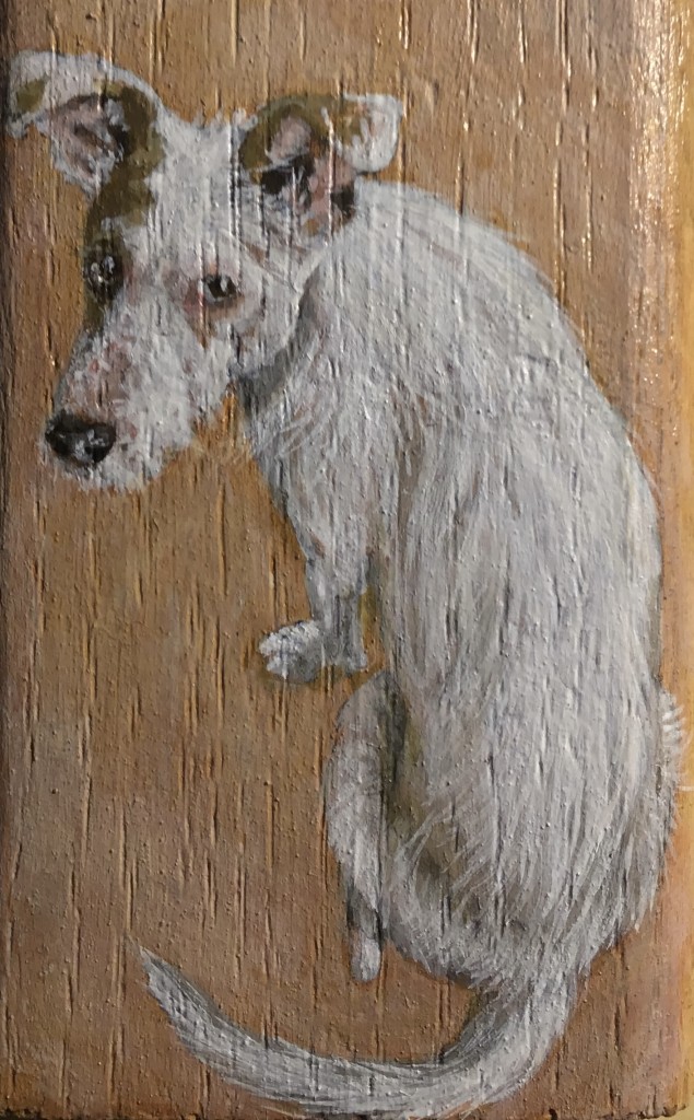 Acryl auf Holz, B5H8T2cm