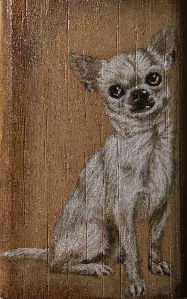Acryl auf Holz, B5H8T2cm