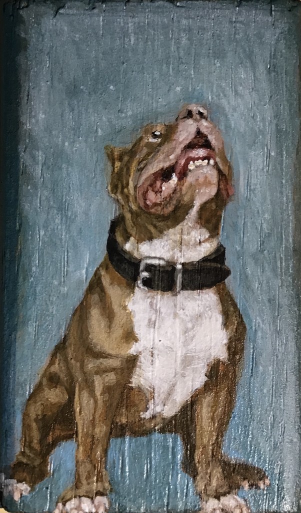Acryl auf Holz, B5H8T2cm