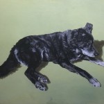 Nora2, Acryl auf MdF, 21x30cm, 2025