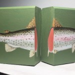 Diptychon "Regenbogenforelle", Acryl auf Holz, 2xB11H10T4cm (sold/verkauft) Diptychon "Regenbogenforelle", Acryl auf Holz, 2xB11H10T4cm (sold/verkauft)