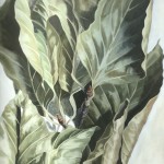 Buchenlaub 2, Acryl auf MdF, 60 x 40cm, 2026